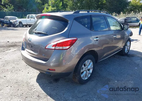 2013 Nissan Murano Sl из США, поврежденный, VIN JN8AZ1MU7DW206890